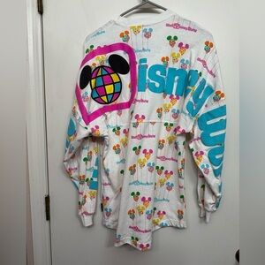 Walt Disney World Vault 50 Anniversary Spirit Jersey Shirt Mickey Balloons XS